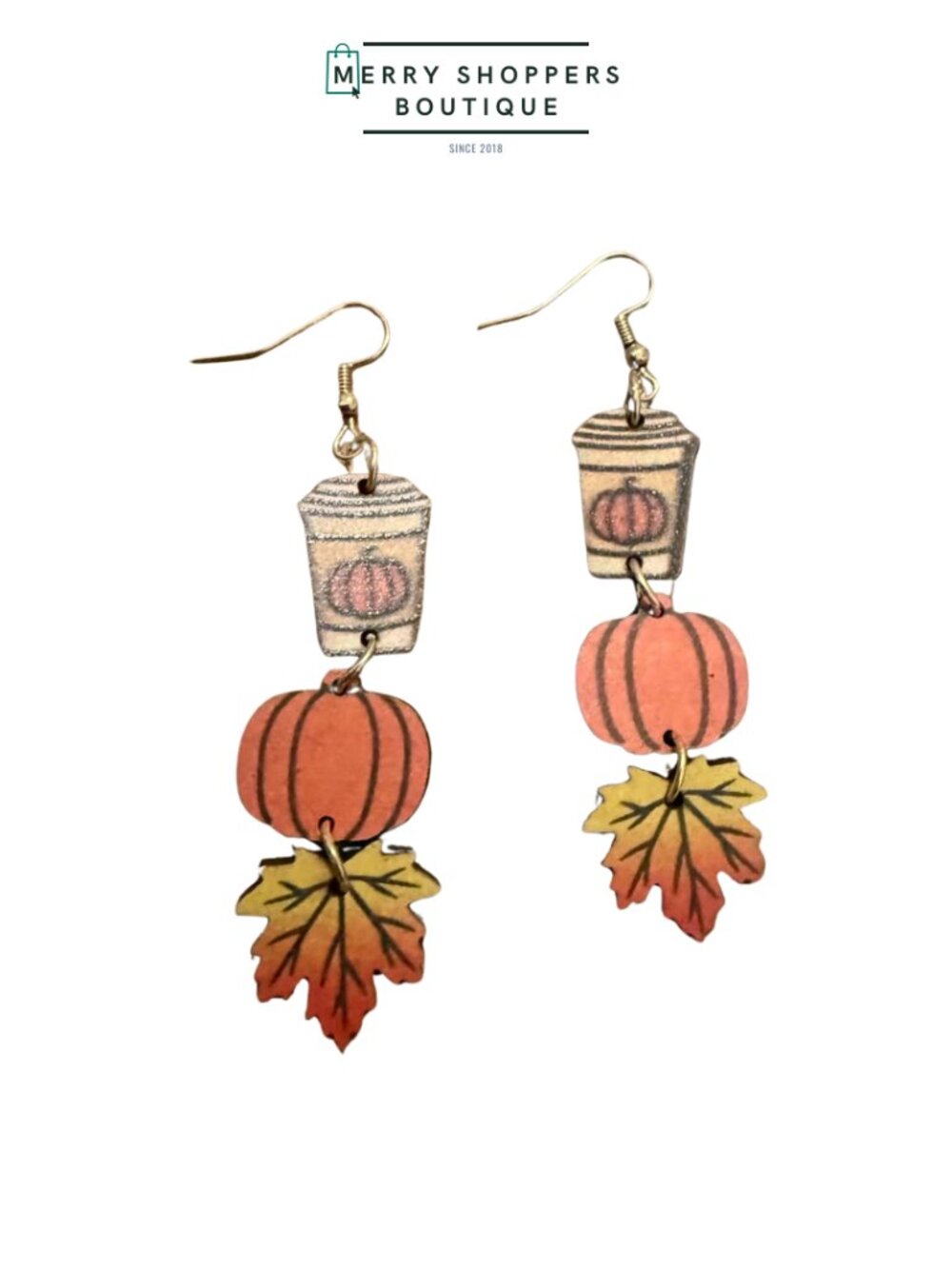 Pumpkin Spice Fall Earrings